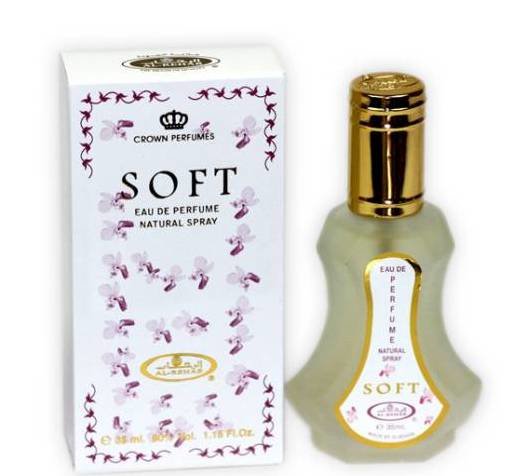 Soft 35ml Это насыщенный, женственный и чувственный аромат раскрывается ароматами ванильной орхидеи, жасмина, ванильной орхидеи и розы, пачули, сандала, мускуса, амбры, стиракса и пряностей.